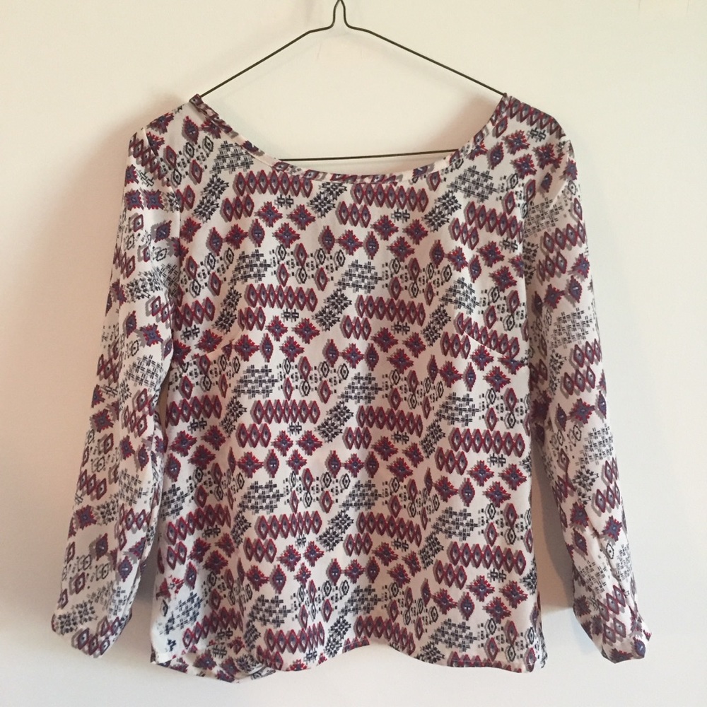 Japna flowy shirt with open back